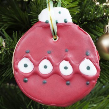Bola de Navidad. Galleta para decorar el árbol