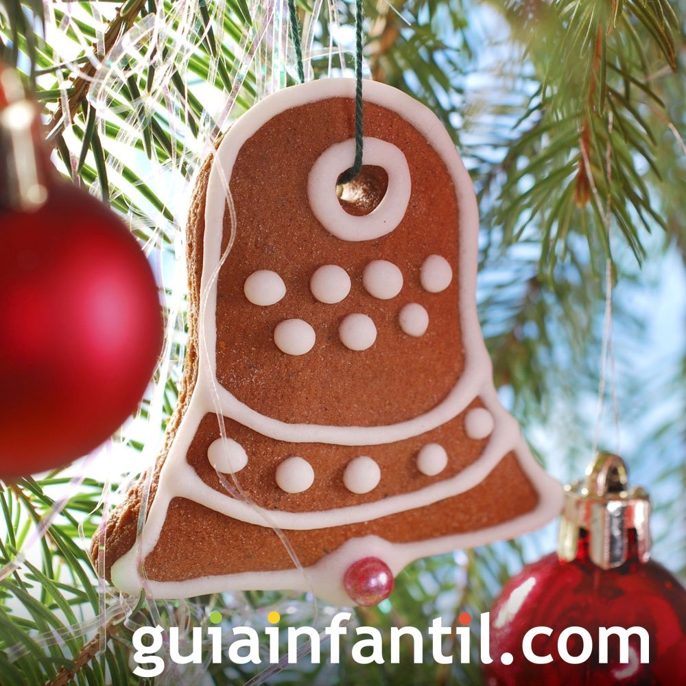Galletas de campana. Recetas de Navidad para decorar