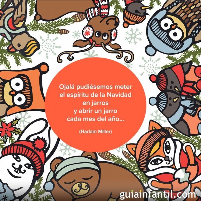 Los mejores deseos para esta Navidad con esta postal