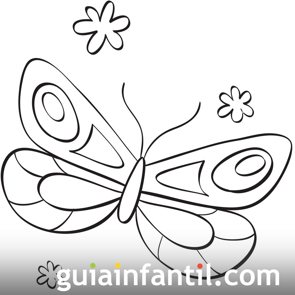 Mariposa para dibujar