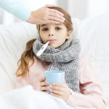 Catarro y gripe en bebés. Enfermedades infantiles comunes