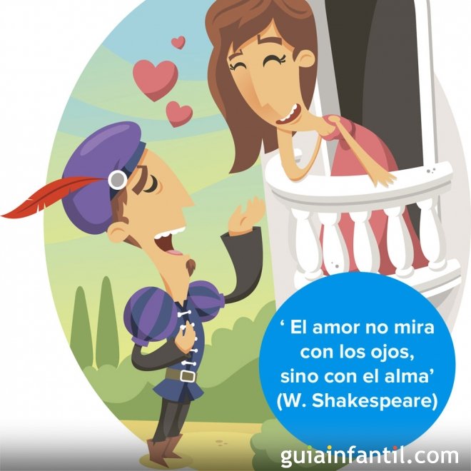 Shakespeare habla sobre el amor. Frases con valores para niños