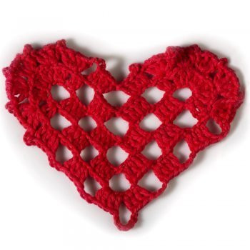 Corazón en crochet