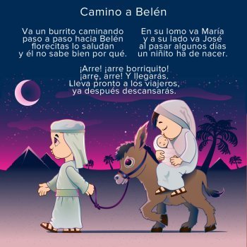 Camino a Belén. Poema para niños