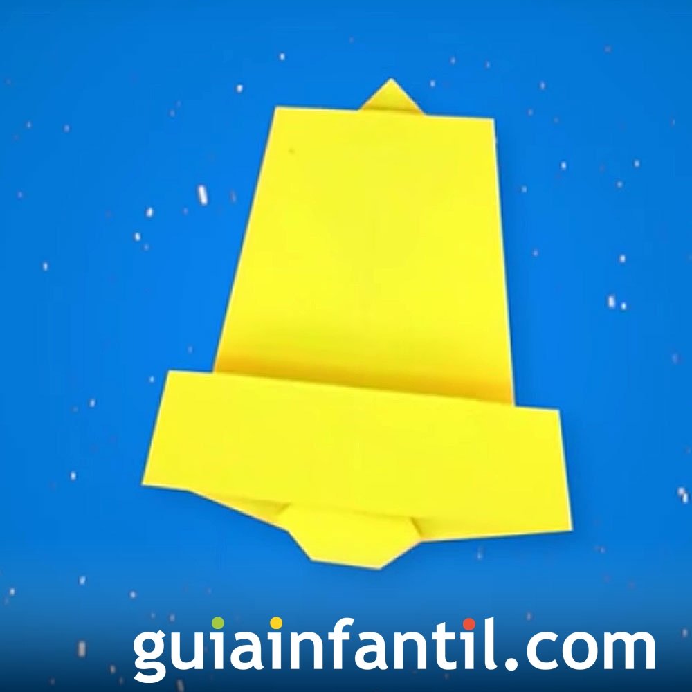 Campanas de Navidad en origami