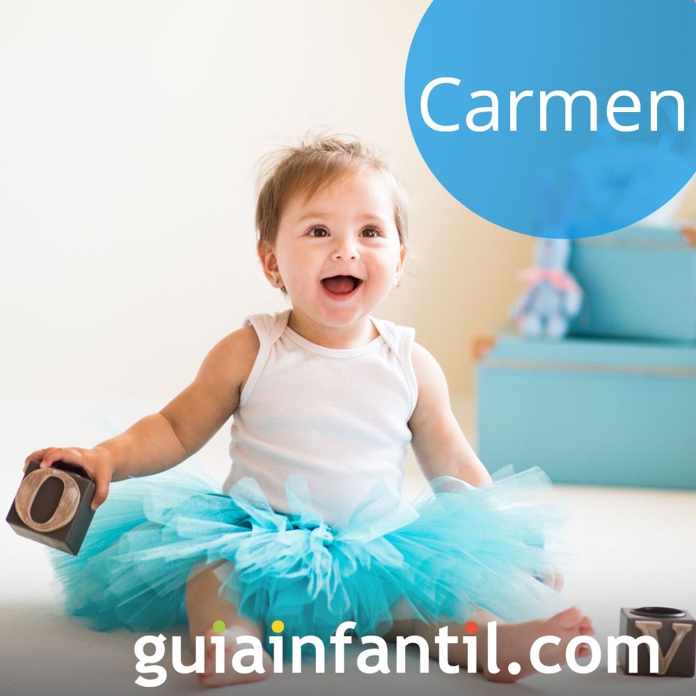 Nombres de niña bonitos para el 2018. Carmen