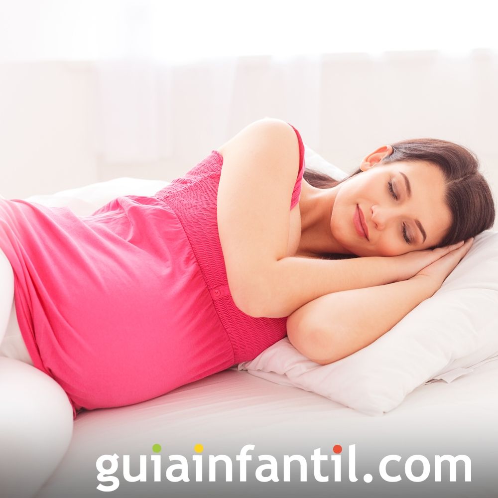 Descansa. Hábitos saludables en embarazadas