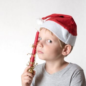 Ideas para complementos caseros de Navidad. Gorro de Papá Noel