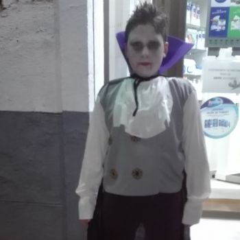 Un drácula muy real en Halloween