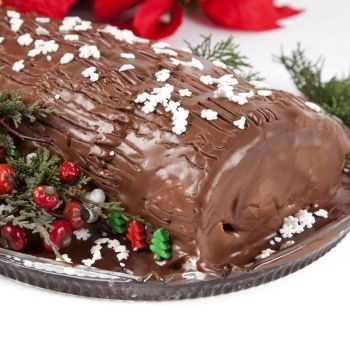 Tronco de Navidad hecho en la Thermomix
