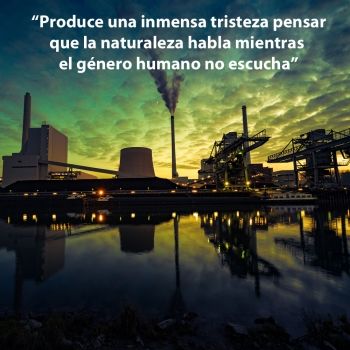 Frase sobre la importancia de escuchar a la naturaleza