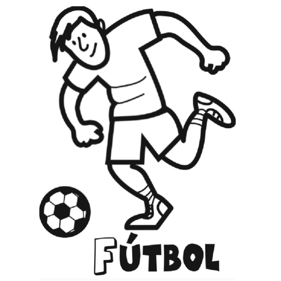 Dibujo De Fútbol Para Colorear