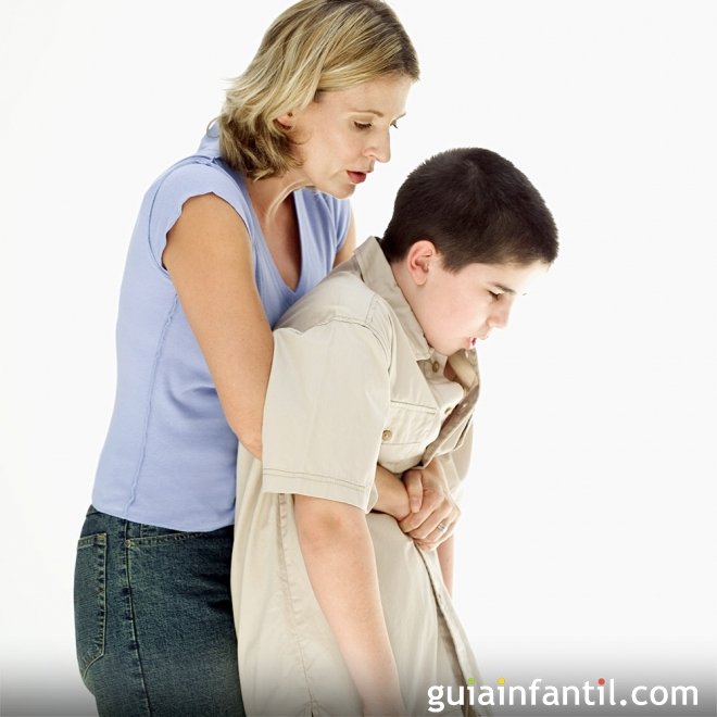 Atragantamiento. Primeros auxilios a los niños