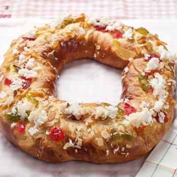 Cocinando con niños. Receta fácil de Roscón de Reyes