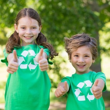 Enseña las ventajas de reciclar a los niños