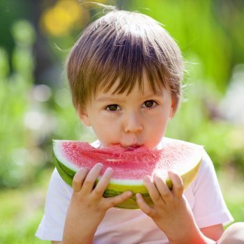 Alimentación de verano para los niños