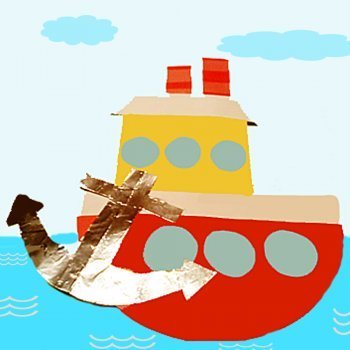 Un Barco pesquero - Manualidad infantil