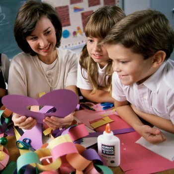 Tarjeta de San Valentín. Manualidades para niños
