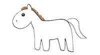 Cómo hacer un dibujo de un caballo paso a paso