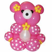 Oso con globos. Manualidad de globoflexia