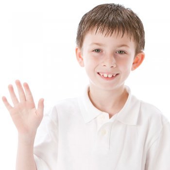 Buenos hábitos en niños. Decir hola, adiós y gracias