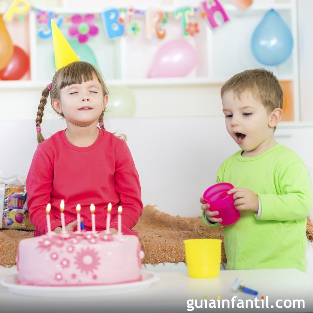 Dibujo de pastel de cumpleaños para colorear - Actividades infantil