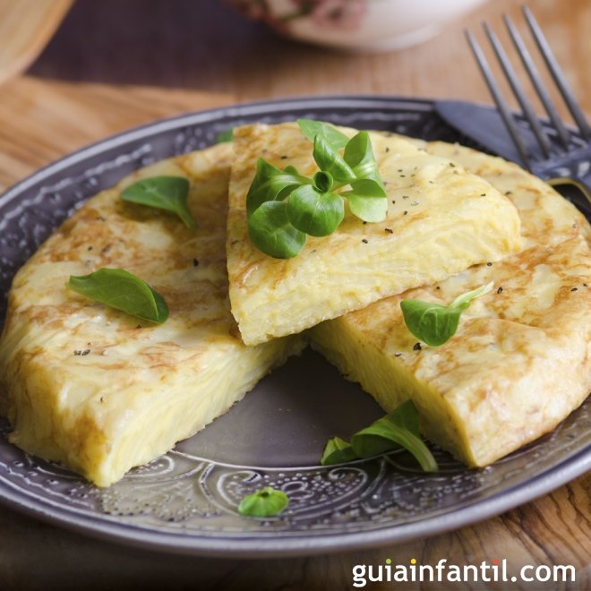 Recetas de tortillas para niños