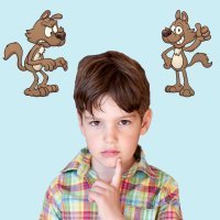 El lobo bueno y el lobo malo. Leyenda para niños