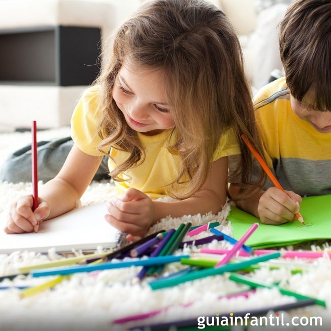 El significado de los colores en los dibujos de los niños