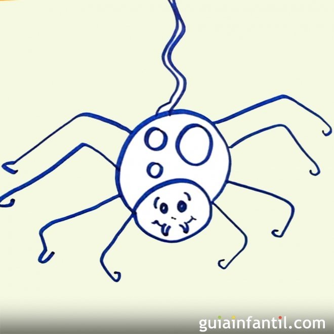  Cómo dibujar una araña paso a paso