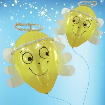 Ángeles con globos