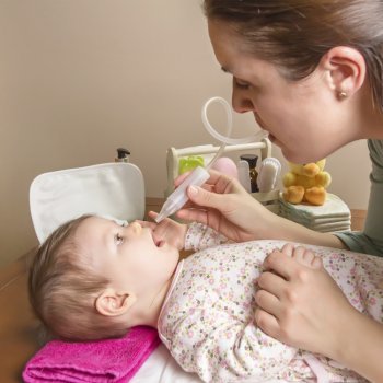 El aspirador nasal para bebés