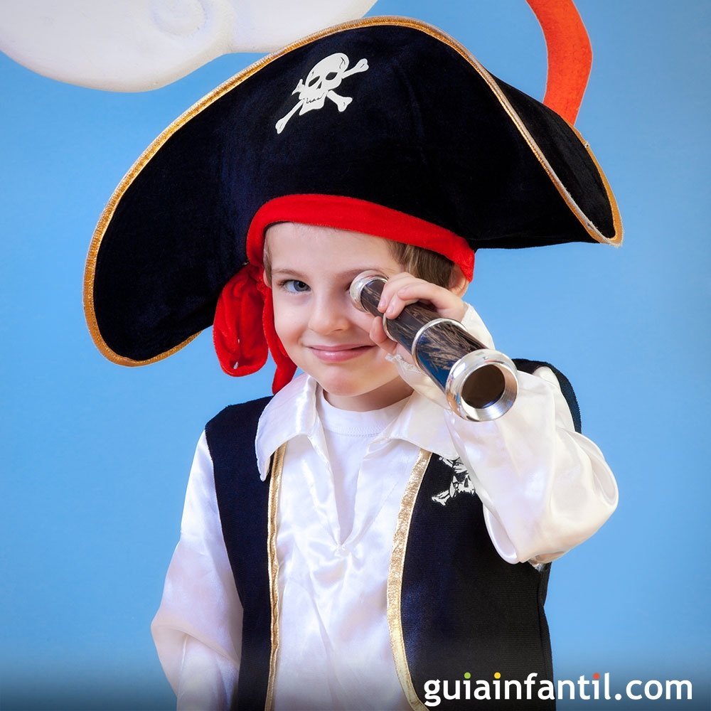 Conciliar mil millones árabe Cómo hacer un disfraz de pirata infantil