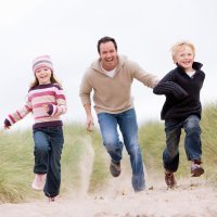 Padres que compiten con sus hijos