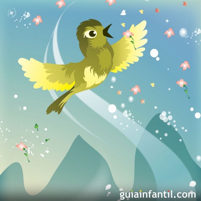 Alouette, gentille alouette. Canción infantil en francés