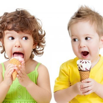 Los beneficios de los helados para los niños