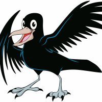 Los cuervos. Poema corto para niños