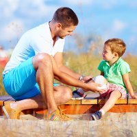 Curar heridas y hemorragias en niños