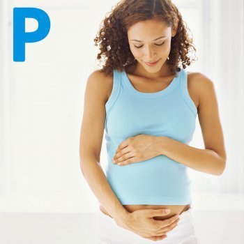 Diccionario de definiciones del embarazo con la letra P