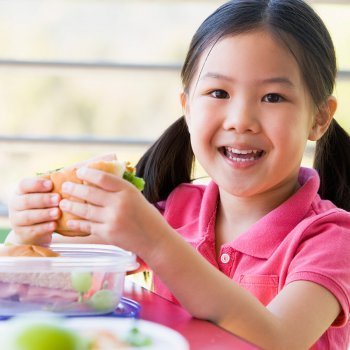 El almuerzo de los niños