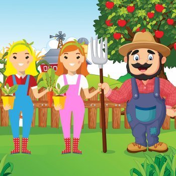 El padre y las dos hijas - Fábula de Esopo con valores para niños