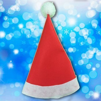 Gorro de papá noel en fieltro