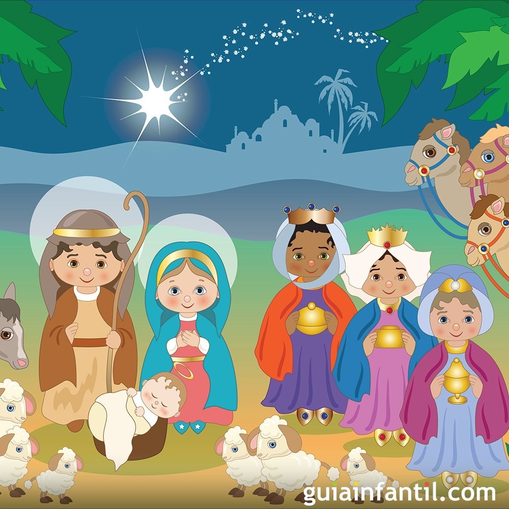 Jesús, María y José. Poema navideño de Gloria Fuertes