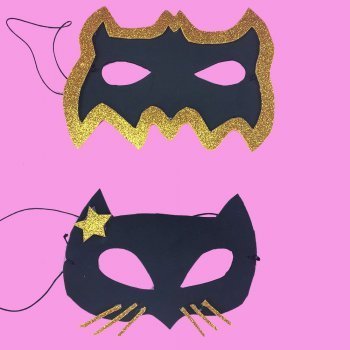 Antifaces con goma eva