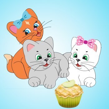 Three little kittens. Canciones en inglés para bebés