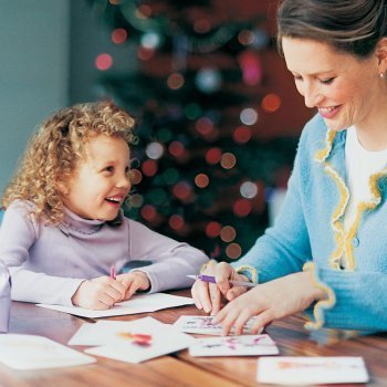 Ideas de postales de Navidad para niños - Bonitas felicitaciones caseras