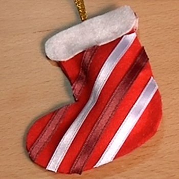 Postal Bota de papá Noel