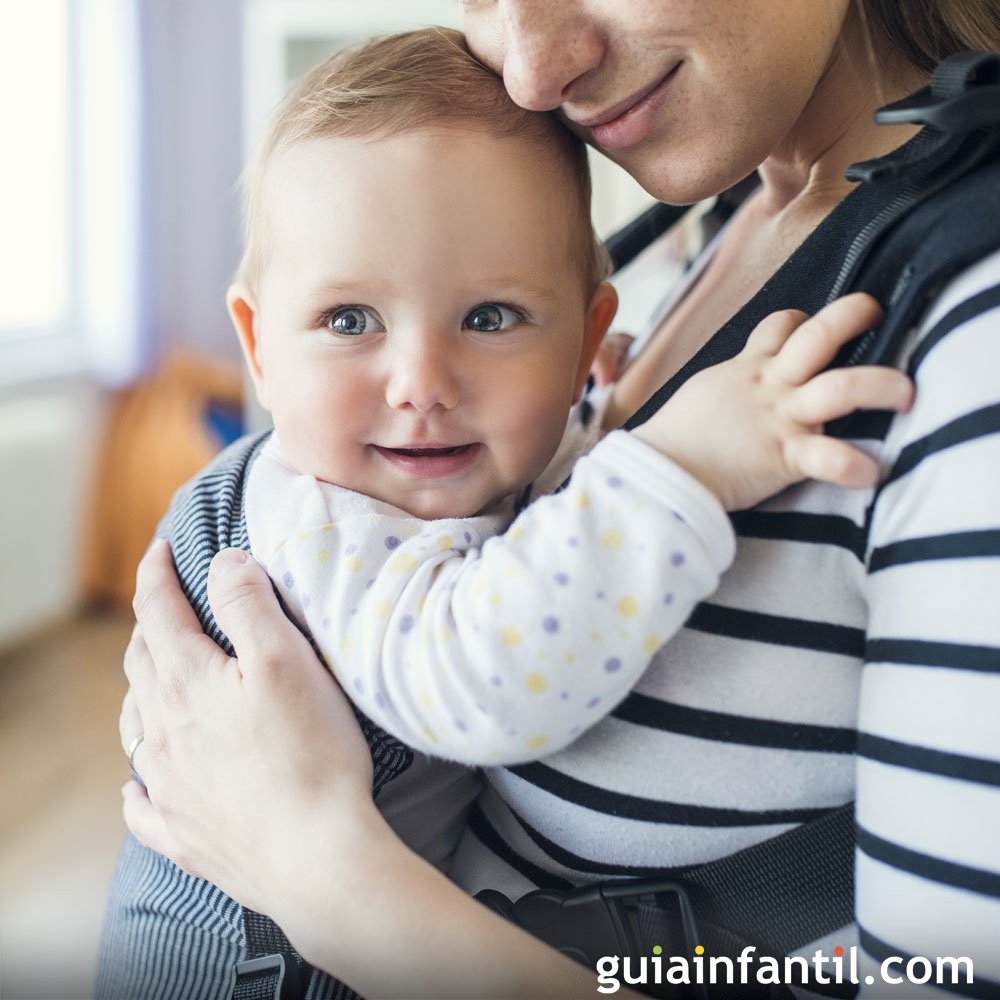 Los beneficios del porteo para bebé y porteador