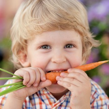 Alimentos que curan a los niños: la visión y los ojos