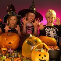 Decoración para la fiesta de Halloween de los niños